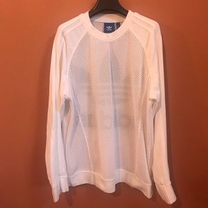 Pre-Owned Men’s Adidas White Sweatshirt